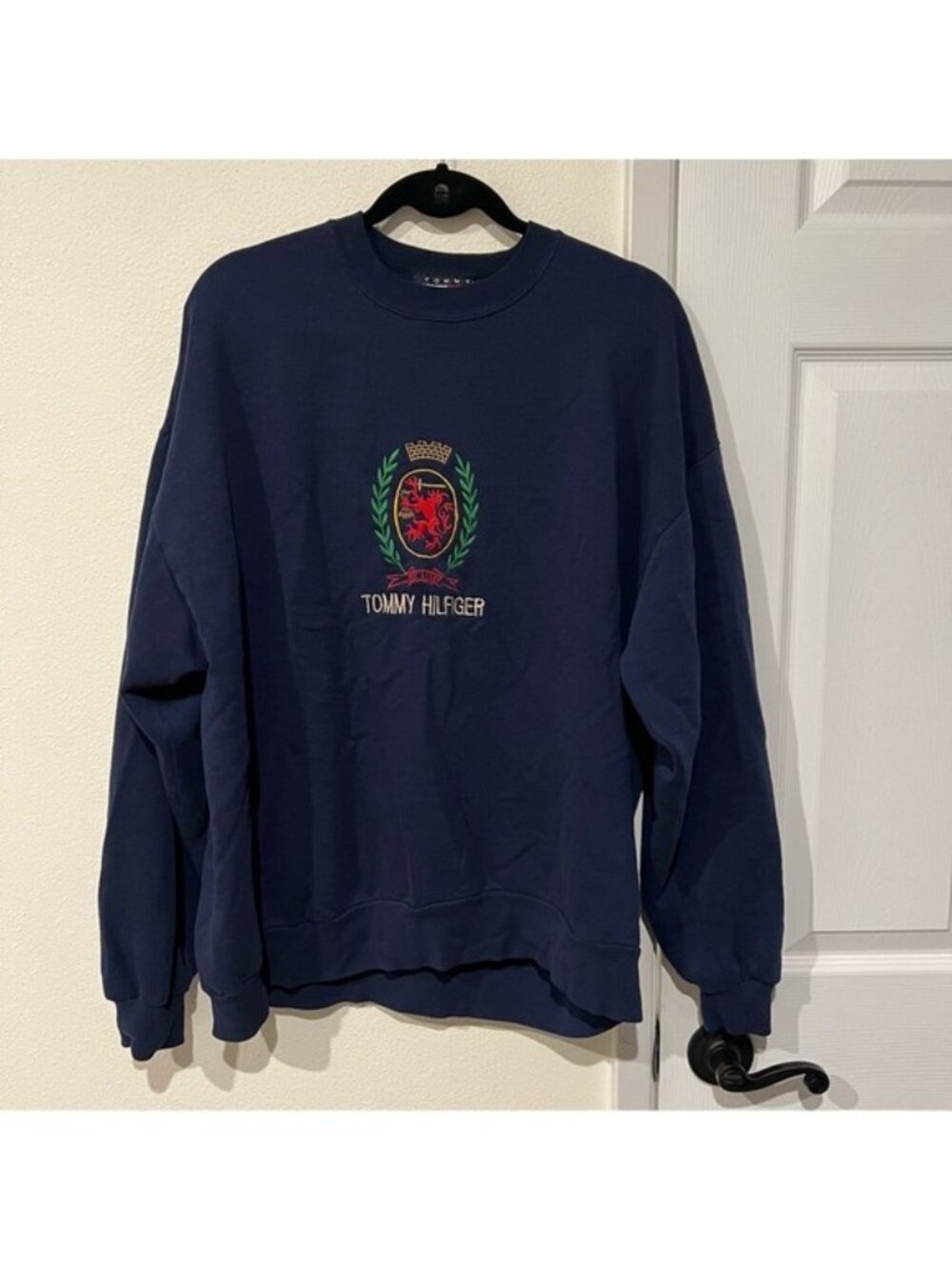 Vintage 90s Tommy Hilfiger Crewneck Sweater Size XL Quiet Luxury Old Money